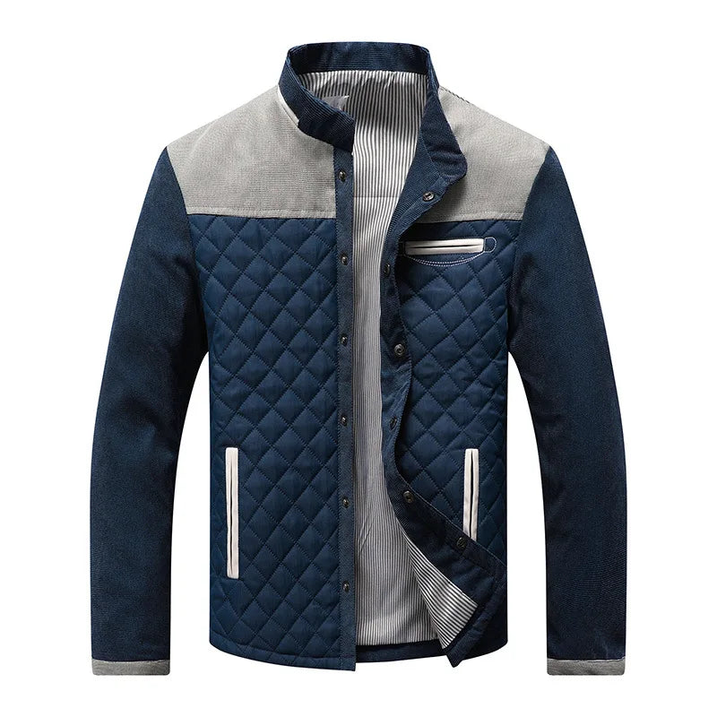Mesh Pressed Cotton Jacket Men's Baseball jackets stand