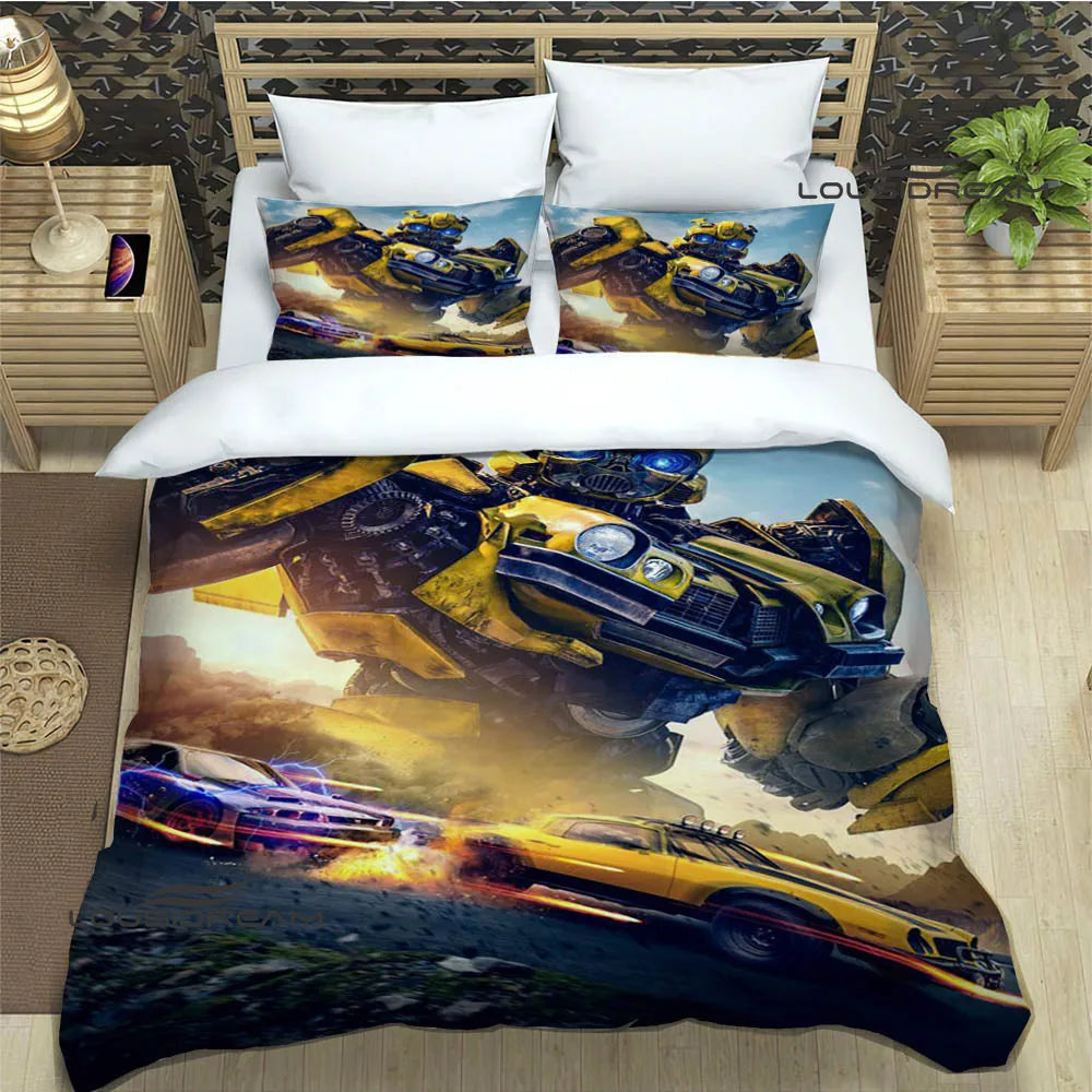 T-Transformers Cartoon Bedding Sets exquisite bed supplies set