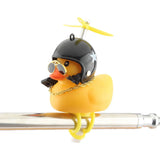 Motorcycle Accessories Cute Duck with Propeller Helmet Broken