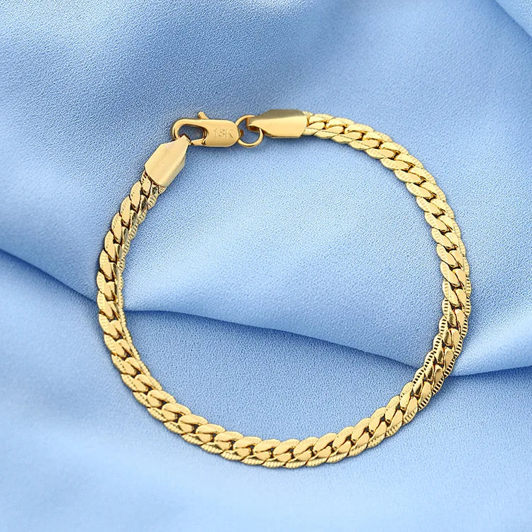 10MM Punk Chunky Gold Plated Metal Men’s Bracelets Cuban Link Chain On Hand Hip Hop Male Jewelry Gifts