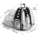 Expandable Cat Carrier Backpack Large Transparent Pet Carrier