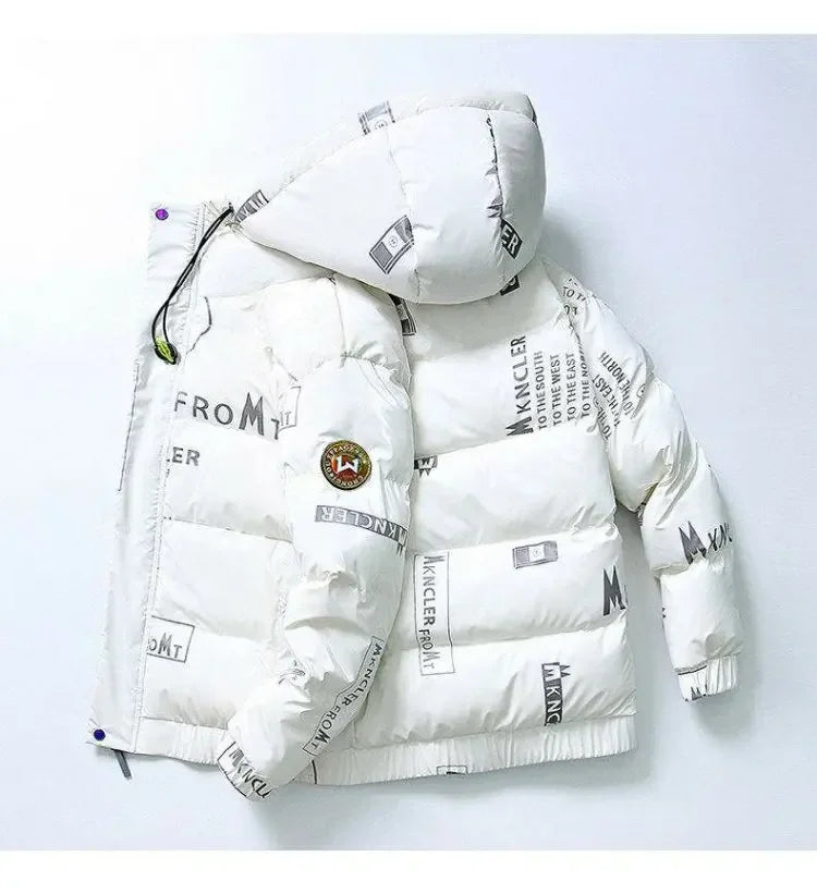 Men's autumn and winter jacket white duck down