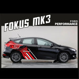 Car Stickers Car Wrap Ford Fiesta ST Ford Performance Pro Racing Decals Custom Whole Body Styling Quality Wrapping Vinyl Gunmeta