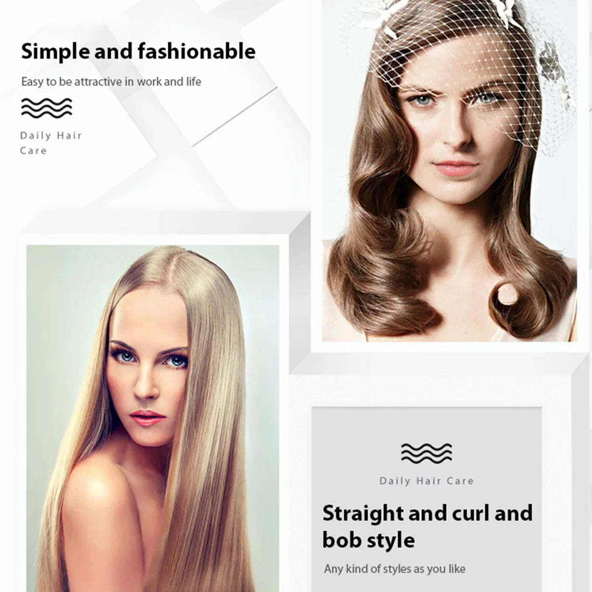 3 in 1 Electric Hot Heating Comb Hair