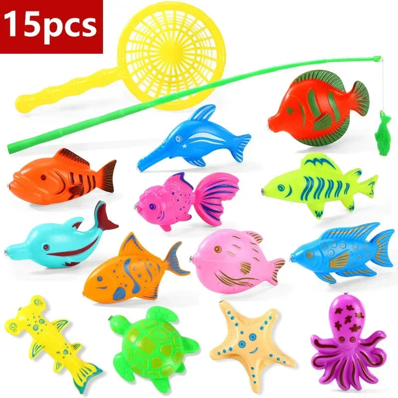 Fishing Toy Children Puzzle Boys Girls Pool Set