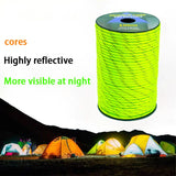 100m 550 Military Reflective Paracord 7 Strand 4mm