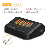iDsonix USB Splitter USB 3.2 Hub 10Gbps Type