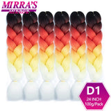 Synthetic Jumbo Braids Hair Omber Braiding Hair Extensions for Women Yaki Texture Black Blue Fake Hair Mirra’s Mirror