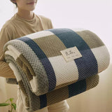 Knit Blanket Throw Soft Chenille Yarn Knitted Blanket