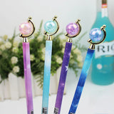 4pcs Creative Starry Sky Gel Pens 0.5mm Black