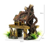 Fish Tank Plant Rockery Multi-style Aquarium Decoration,Resin Artificial