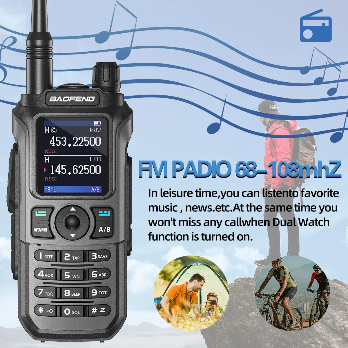 Baofeng UV-21 PRO V2 Walkie Talkie Wireless Copy