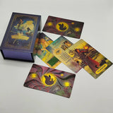 Fancy Design Gold Foil Tarot Cards Mysterious Witch