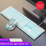 Cool Backlit Floating Button Design 104 Keys Waterproof