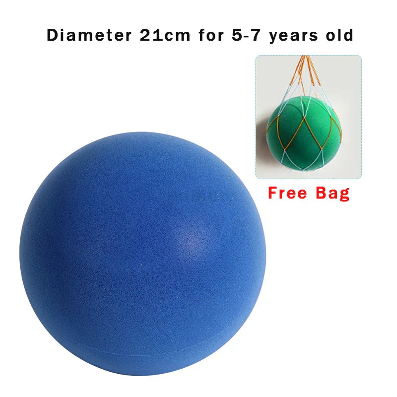 Mute Bouncing Ball 24cm Indoor Silent Basketball Size