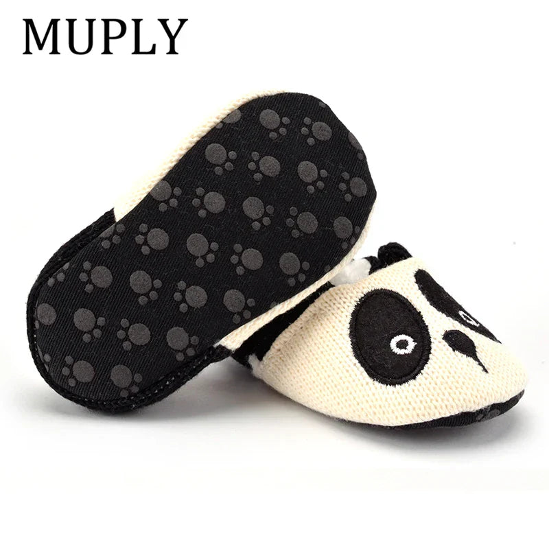 Adorable Infant Slippers Toddler Baby Boy Girl Knit