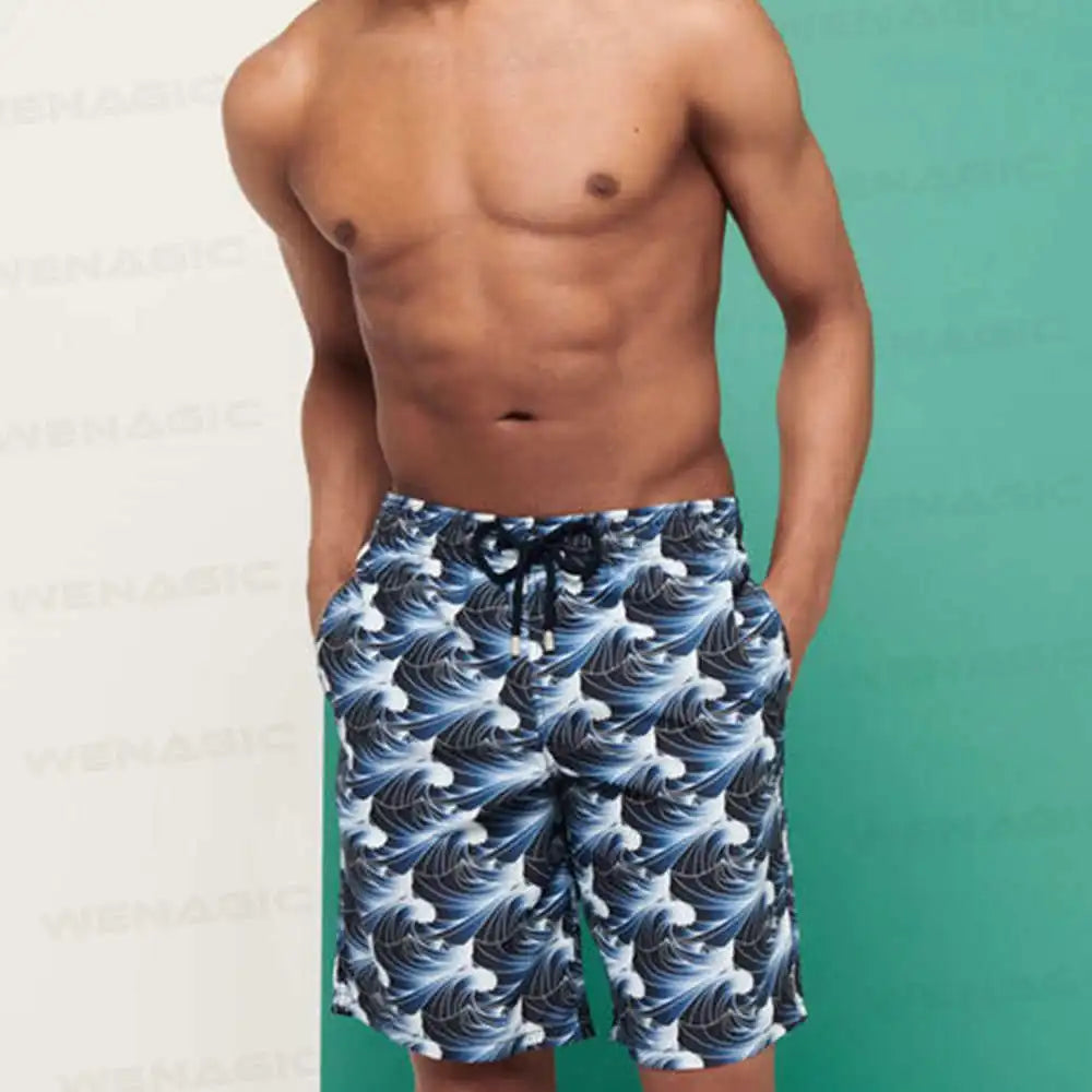 New Summer Men Swimwear Swim Trunks Beach Board