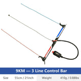 9KM 55cm Line Kite Control Bar Wrist Leash