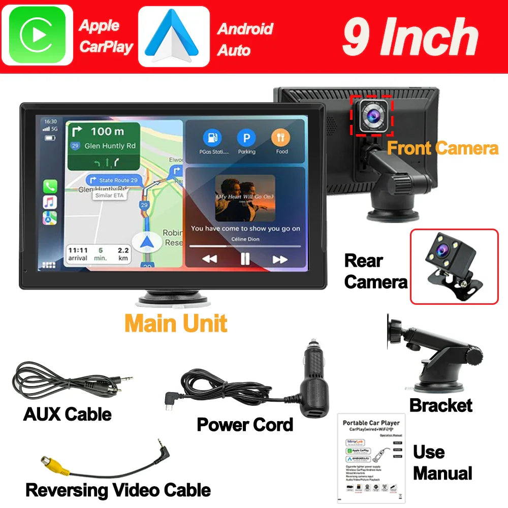 79" Wireless Carplay Android Auto Automotive Multimedia GPS