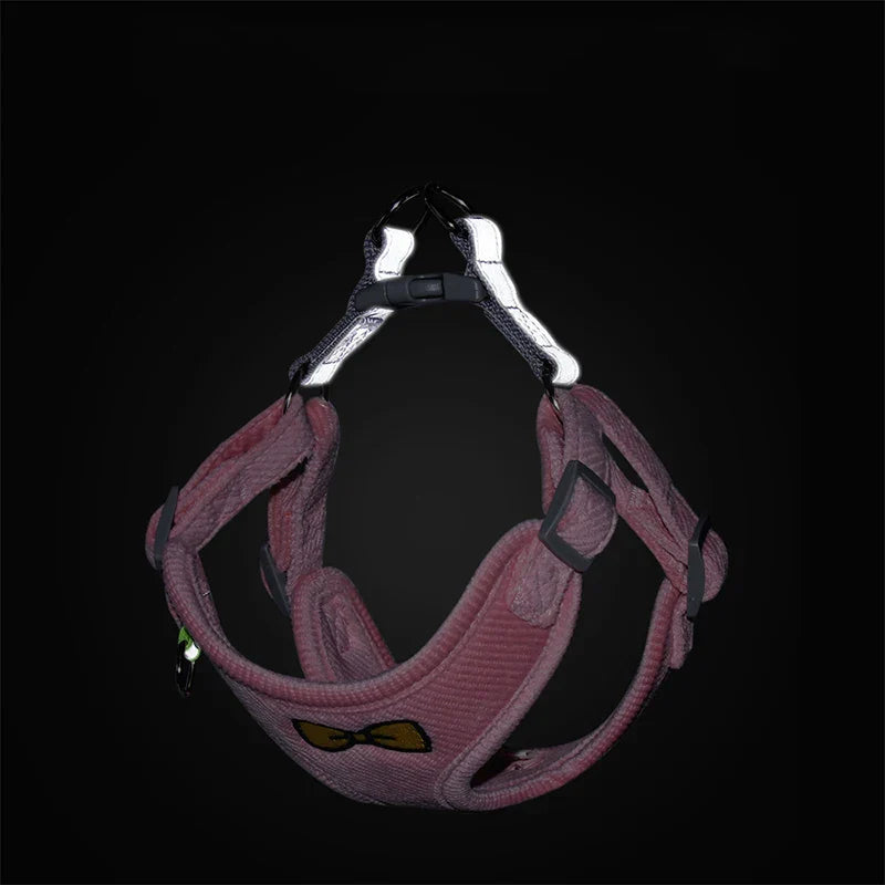 Dog Harness Dog Leash Reflective Puppy Harness Collar