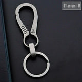 HighEnd Titanium Keychain Luxury Men Car Key Chain