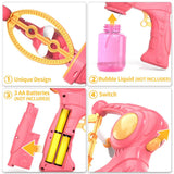 Bubble Gun Blowing Soap Bubbles Machine Automatic Toys
