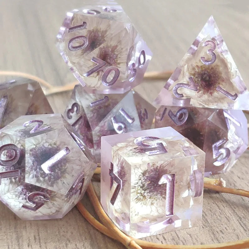 MINI PLANET Resin Dice With Sharp Edge For