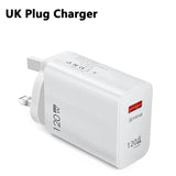 120W USB GaN Charger Quick Charge 3.0 Fast