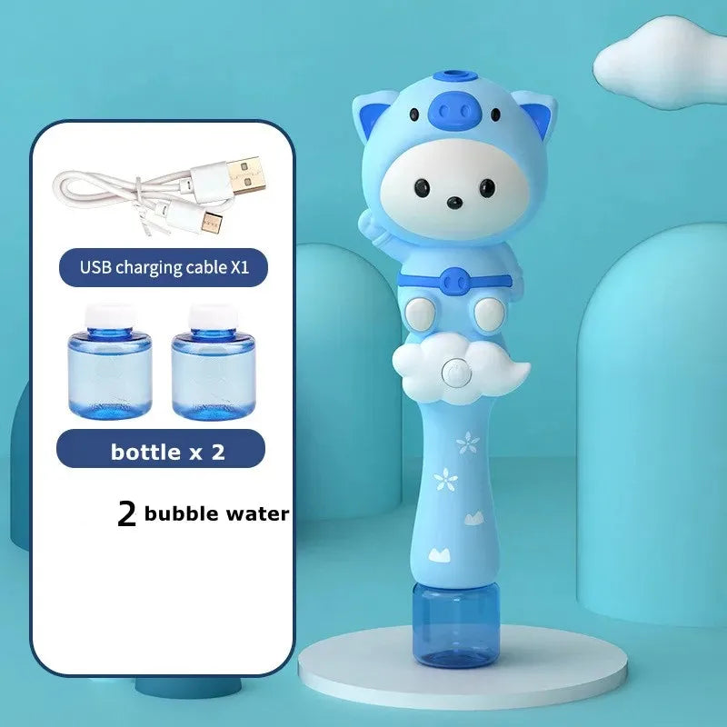Cute Animal Magic Bubble Machine Toys Wedding Supplies
