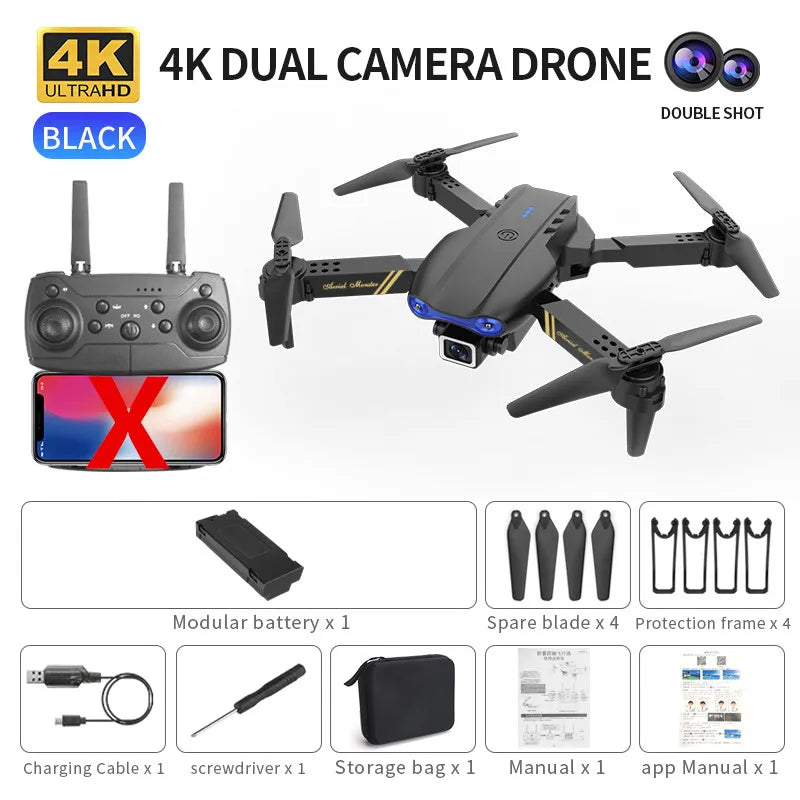 New Mini drone E99 4K WIFI HD camera