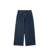 INFLATION Brown Retro Washed Denim Pants Unisex Classic