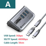 Yottamaster Multi Port Splitter USB A Type C