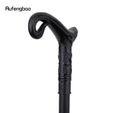 Black Luxury Curve Line Type Walking Stick with