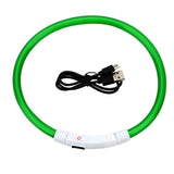 Led Usb Rechargeable Dog Collars Pet Luminous Collar