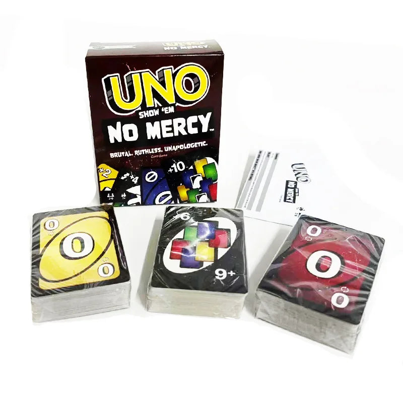 UNO NO MERCY Matching Card Game Minecraft Dragon