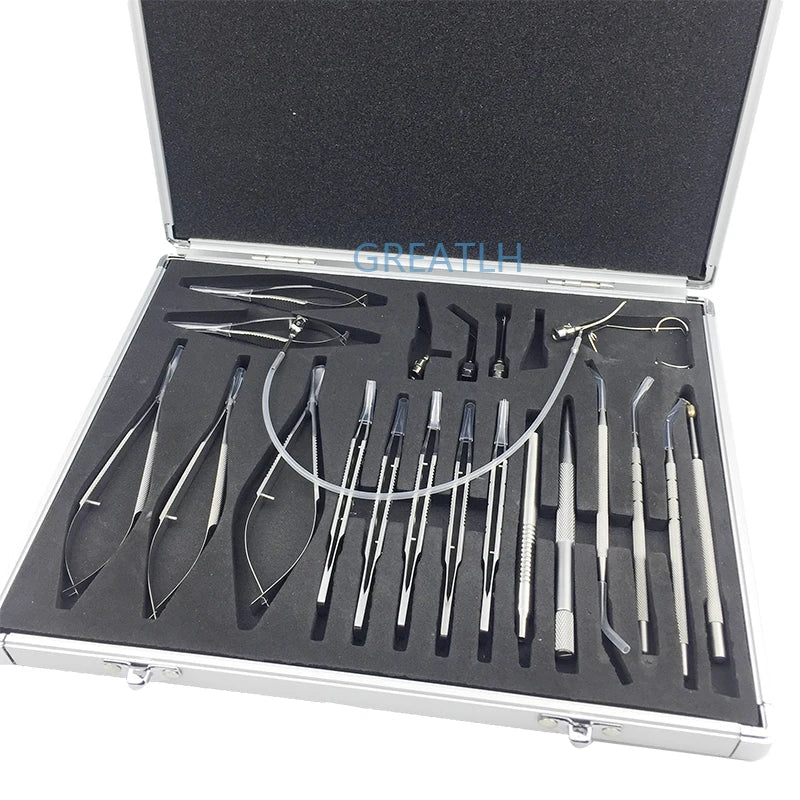 21PCS Titanium Alloy/Stainless steel Eye Ophthalmic Set Instrument