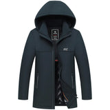 Long Thicken Coat Men Winter Windbreaker New Brand