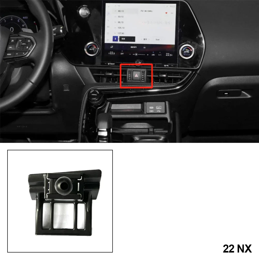 17mm Car Phone Holder Mount for Lexus ES, UX, LS, RX 570, NX, CT - Dedicated GPS Bracket