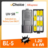 Baofeng UV-5R Battery Case BL-5 AAA batteries Shell