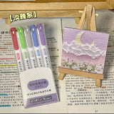 5/15/25 Colors Double Headed Highlighter Pen Set Fluorescent