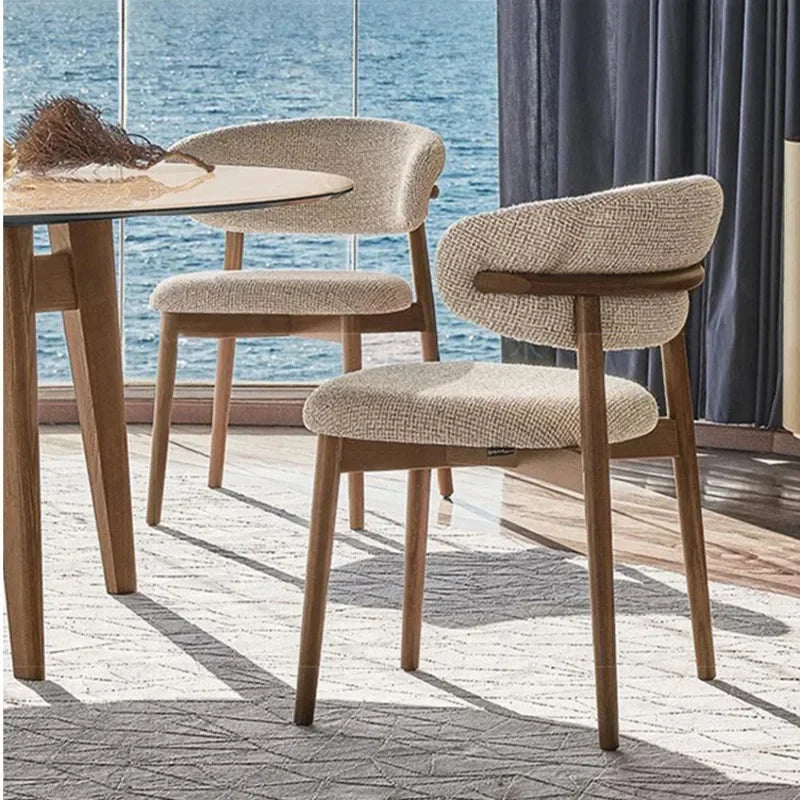 Nordic Dining Chairs Fashionable Simple Cloth Art Dining