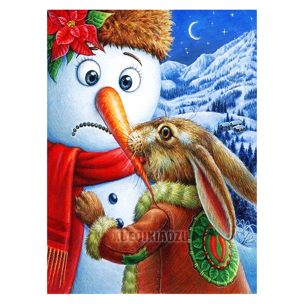 Diamond Painting Christmas Snowman Cross Stitch New Arrival