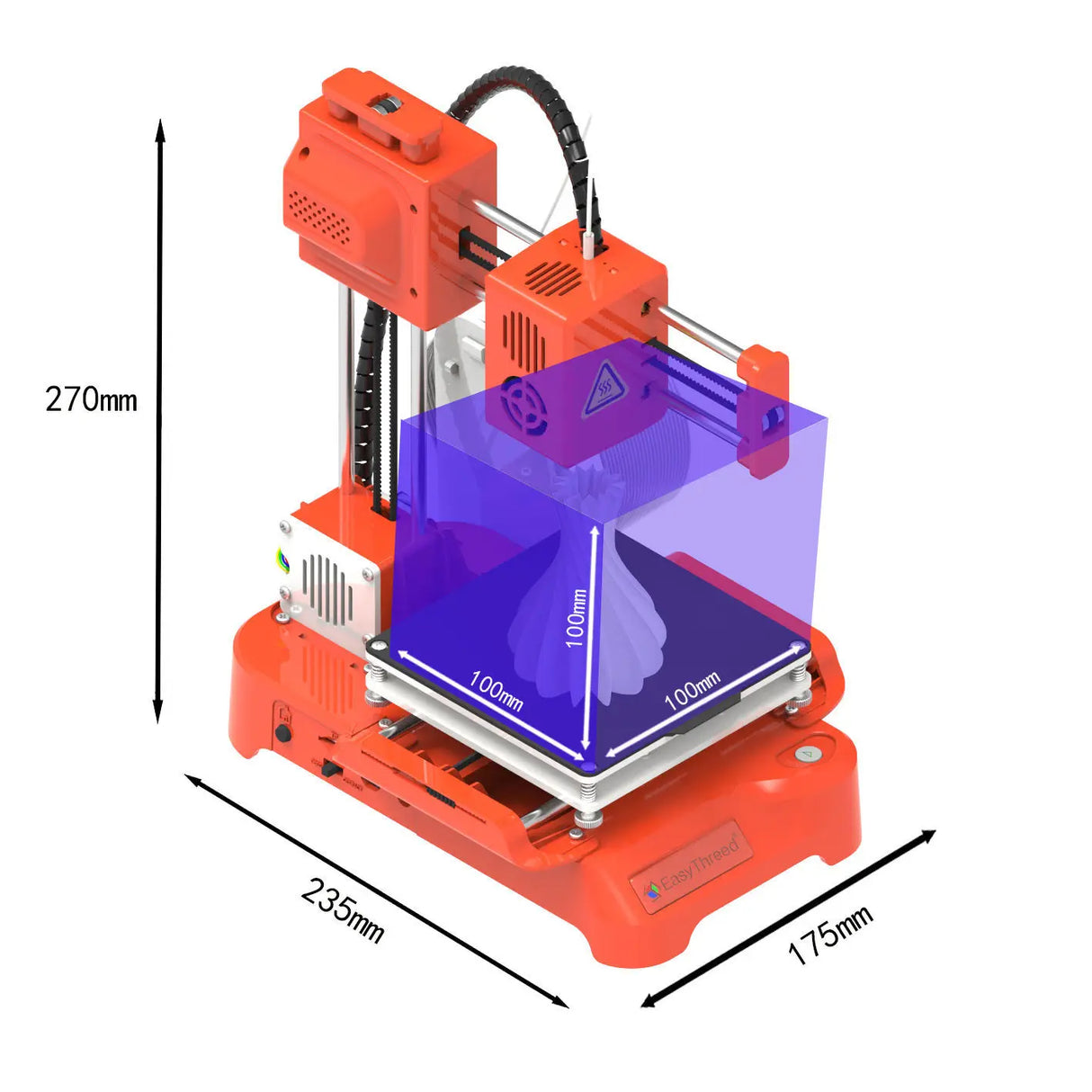 EasyThreed K7 3D Printer Mini Beginner Simple 3D