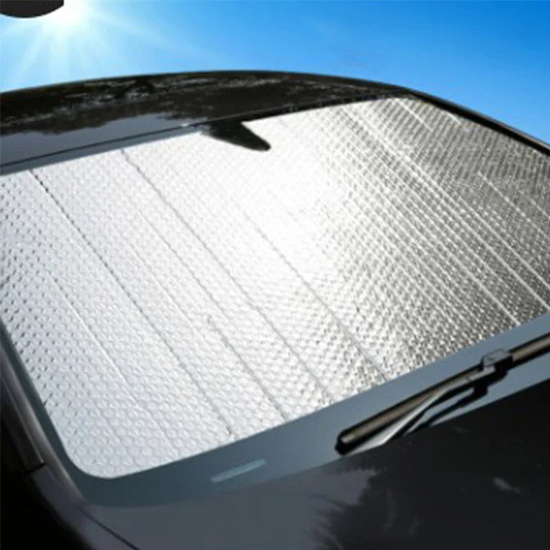 Car Front Window Sunshade UV Protection Retractable Shade Sun Protector Windshield Visor Cover Auto Curtain Sunshade Accessories