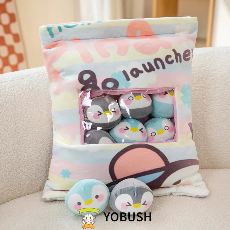 Cartoon Ramen Puff Cookie Bag Bubble Tea Plush