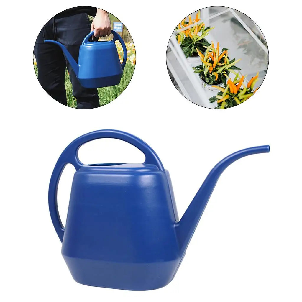 Plastic Garden Long Mouth Watering Can Sprinkler Gardening