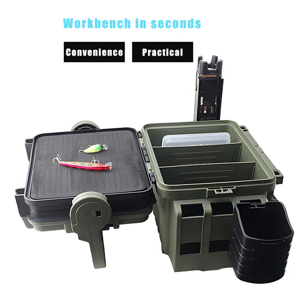 Large Capacity Fishing Tackle Box Multifunctional Fishing Lures