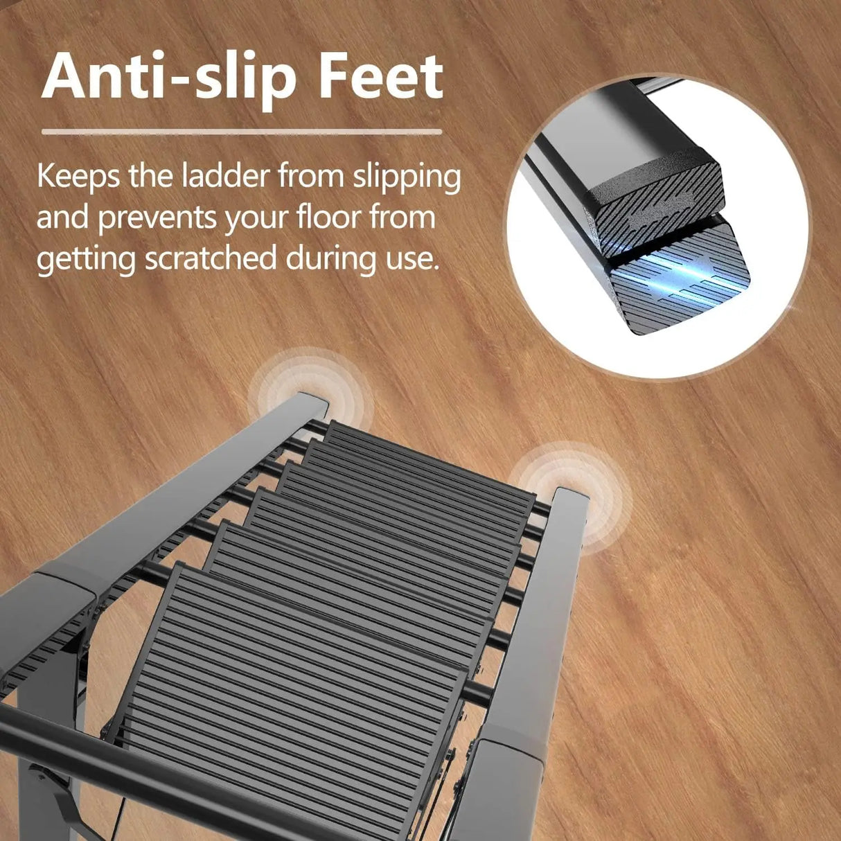 GameGem 6 Step Ladder for 12 Feet High