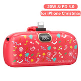 KUULAA Mini Power Bank 5000mAh PowerBank QC PD