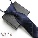 New Suit Business Zipper Tie for Man 48*7cm